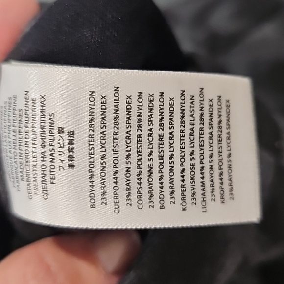 Michael Kors black & grey hidden animal print skirt with pockets size 8 - Picture 6 of 6